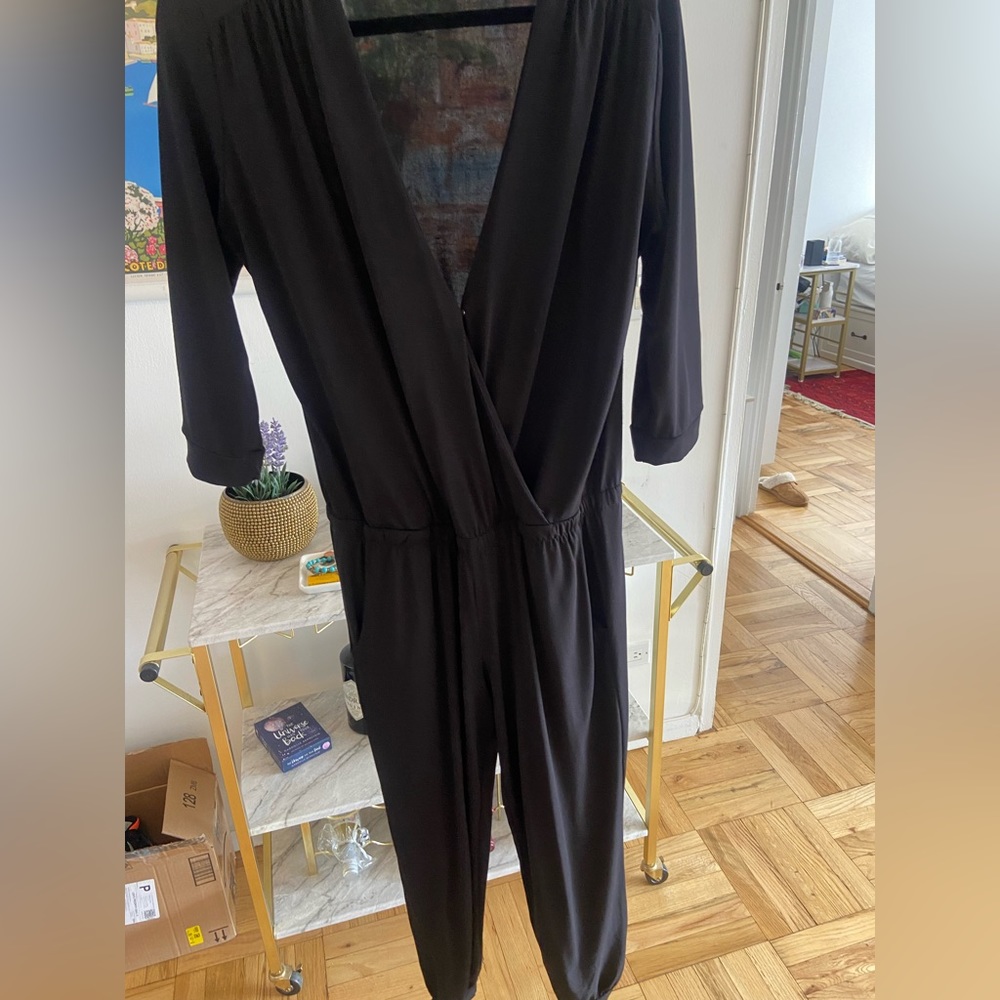 Veronica M Black Jumpsuit